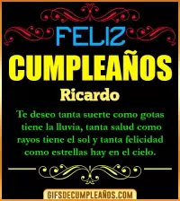 Frases de Cumpleaños Ricardo